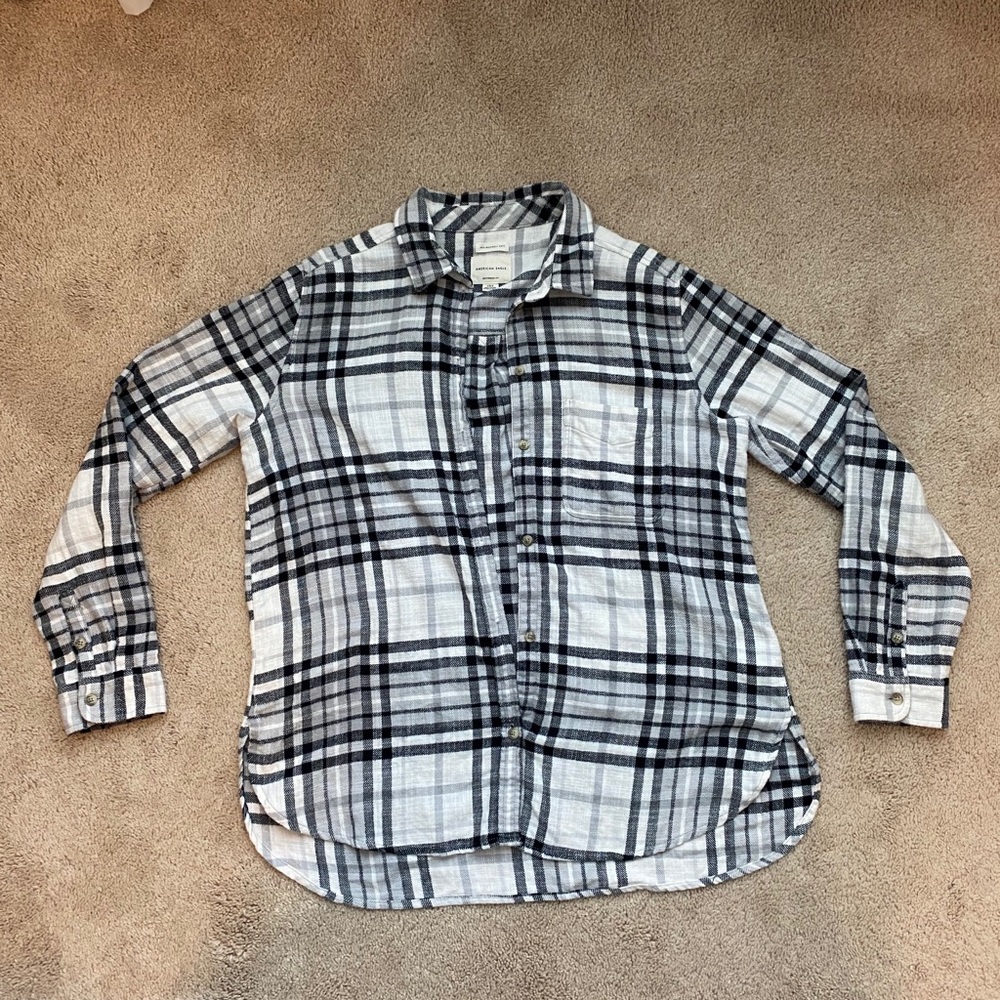 Black and white flannel